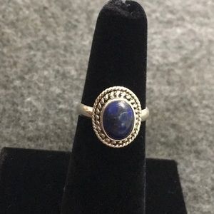 Lapis Sterling 925 Size 6 Ring